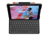 Logitech iPad 10,2" Slim Folio Tastaturcover (grå) Cover til tablet