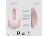 Logitech Signature M650 Medium  trådløs mus Pink Mus