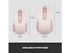 Logitech Signature M650 Medium  trådløs mus Pink Mus