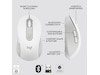 Logitech Signature M650 Medium  trådløs mus Offwhite Mus