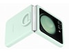 Samsung Z Flip5 silikonecover med ring (ocean green) Mobilcover