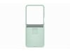 Samsung Z Flip5 silikonecover med ring (ocean green) Mobilcover