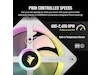 Corsair iCUE LINK QX120 RGB 120mm Ventilator (hvidt) Blæsere