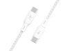 Belkin USB-C til USB-C kabel 3m (hvid) USB-kabler