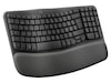 Logitech Wave Keys for Business trådløst tastatur (grafit) Keyboards