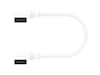 Corsair iCUE Link Kabel 2x 135mm /m Slim 90° (hvidt) Tilbehør