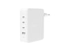 Belkin 4-port GaN 140W vægoplader (hvid) Mobilopladere