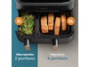 Philips Dual Basket Airfryer 9L NA352/00 (grå/kobber) Airfryer