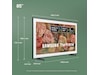 Samsung 85” The Frame 2024 TQ85LS03D Over 80 tommer TV