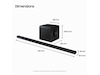 Samsung HW-S810D soundbar med subwoofer (sort) Soundbars