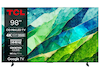 TCL 98" 98C855 QLED Pro 4K Google TV 144Hz Over 80 tommer TV