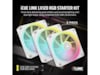 Corsair iCue Link LX120 RGB Ventilator 3pk (hvidt) Blæsere