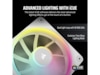 Corsair iCue Link LX120 RGB Ventilator 3pk (hvidt) Blæsere