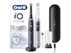 Oral-B iO 9 Duo elektriske tandbørster (sort & lys pink) Elektriske tandbørster