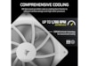 Corsair RS140 Ventilator 2pk (hvidt) Blæsere