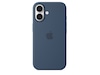 Apple iPhone 16 Silikonecover (denim blå) Mobilcover