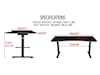 Arozzi Arena Gaming Desk (rød/sort) Gamingdesk