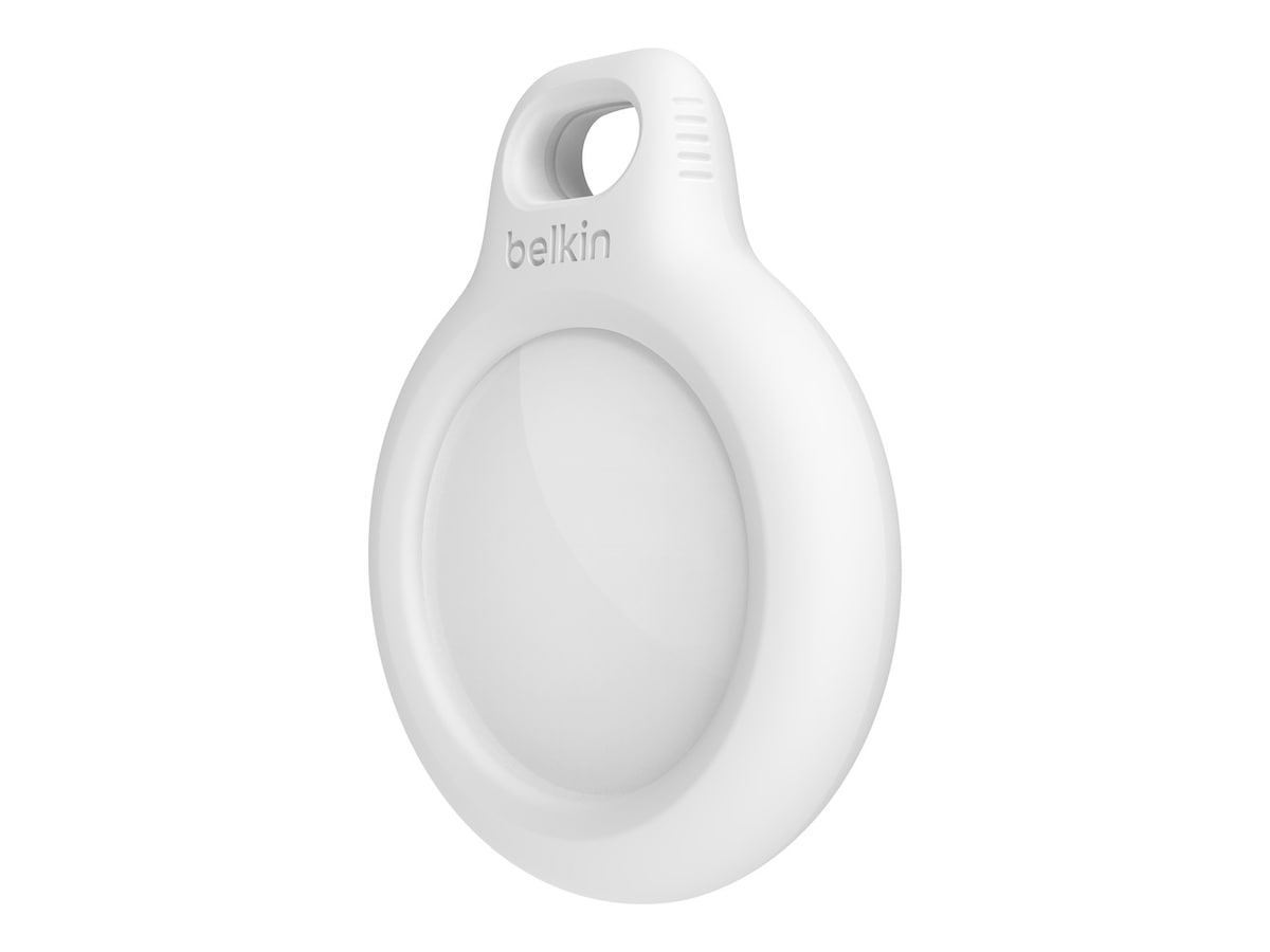 Belkin holder til AirTag, med nøglering - hvid Bluetooth tracker & GPS