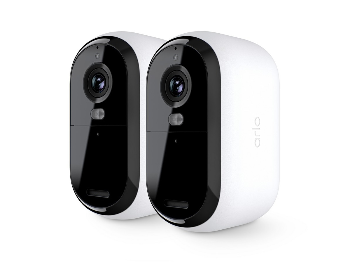 Arlo Essential 2 2K Outdoor overvåkningskamera (hvit) 2pk Overvågningskameraer