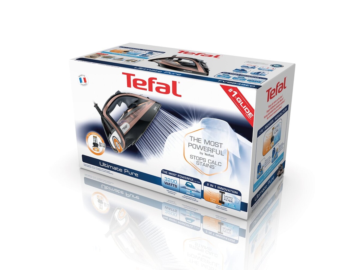 Tefal Ultimate Pure FV9845E0 strygejern Strygejern