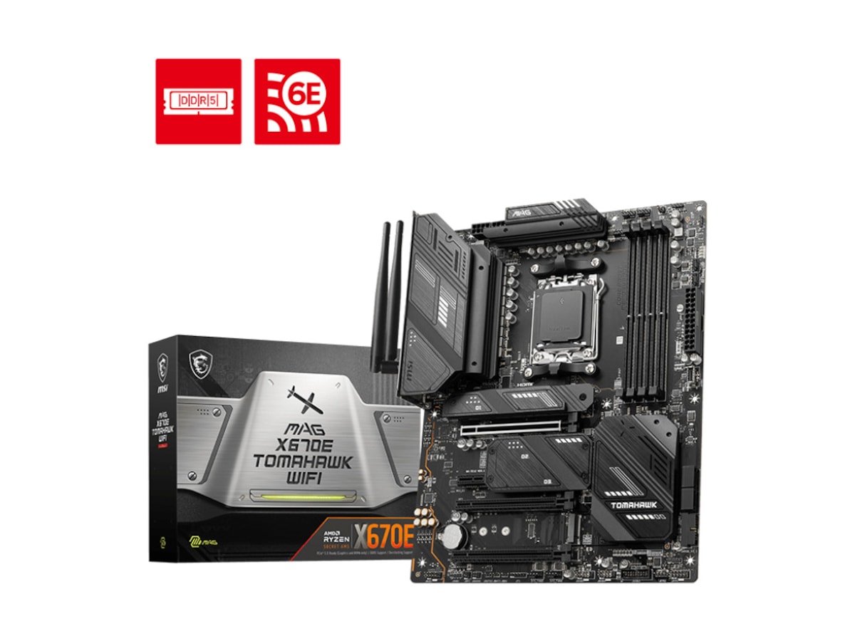 MSI MAG X670E Tomahawk WiFi Bundkort AMD Socket