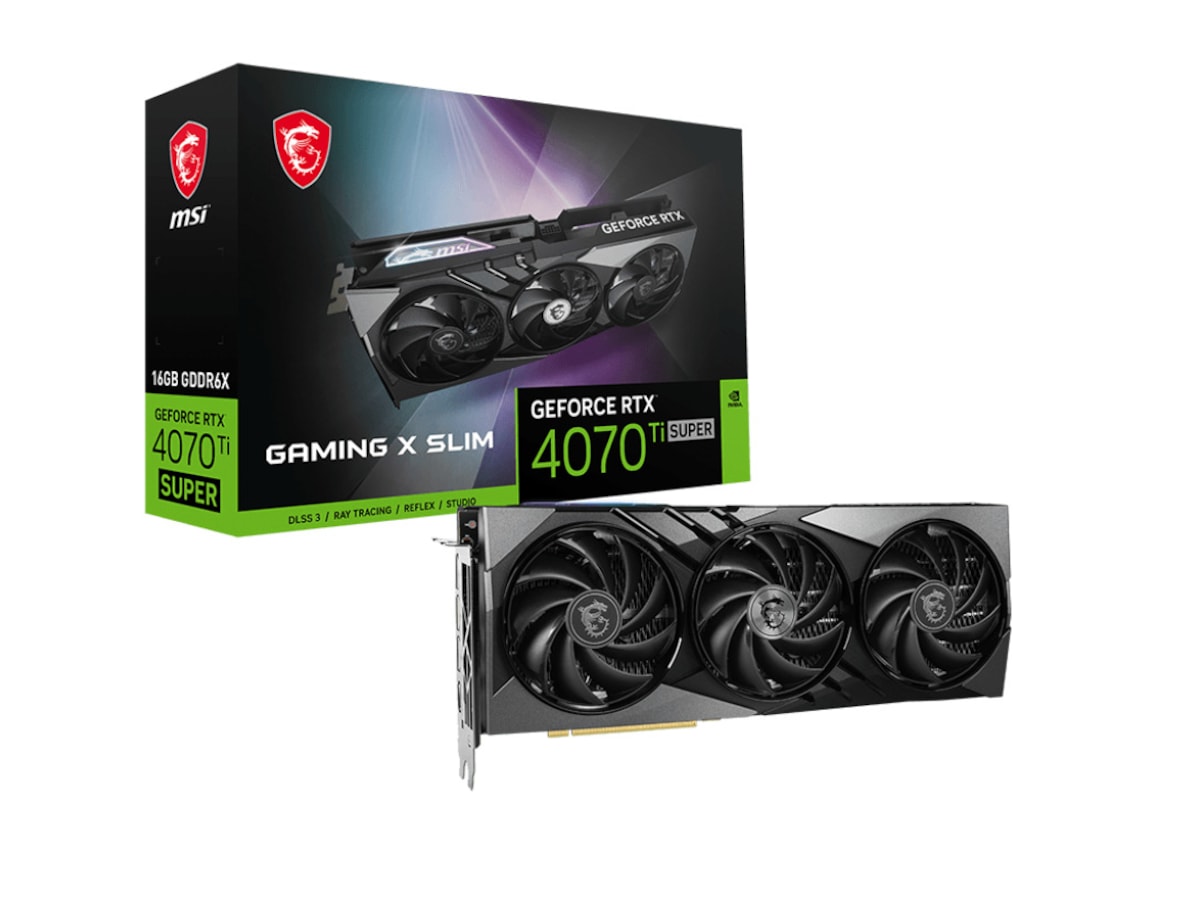 MSI GeForce RTX Gaming X Slim 4070 Ti SUPER Grafikkort