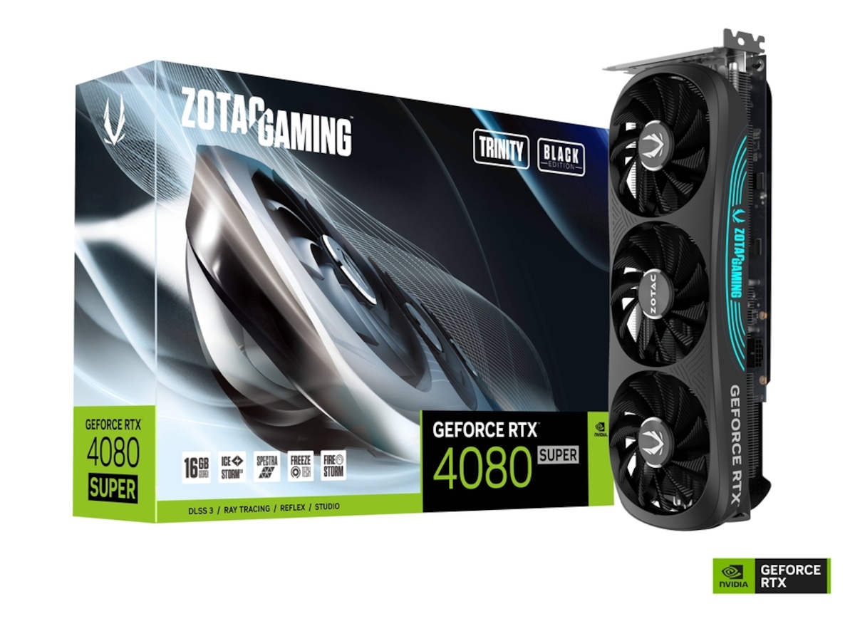 ZOTAC GAMING GeForce RTX 4080 SUPER Trinity (sort) Grafikkort