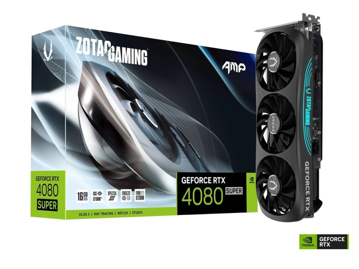 Zotac Gaming GeForce RTX 4080 Super AMP (sort) Grafikkort