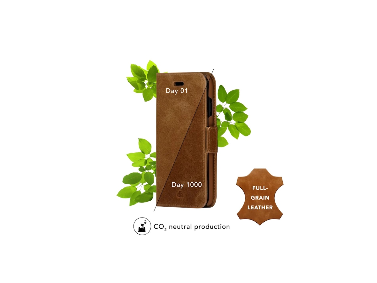 dbramante1928 iPhone 15 Copenhagen wallet cover (tan) Mobilcover