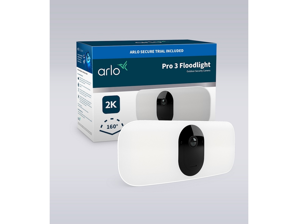 Arlo Pro 3 Floodlight Overvåkningskamera + ladekabel Overvågningskameraer