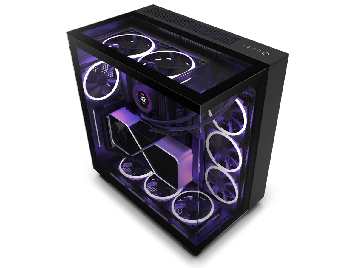 NZXT H9 Elite Dual Chamber Mid Tower (sort) Midi Tower