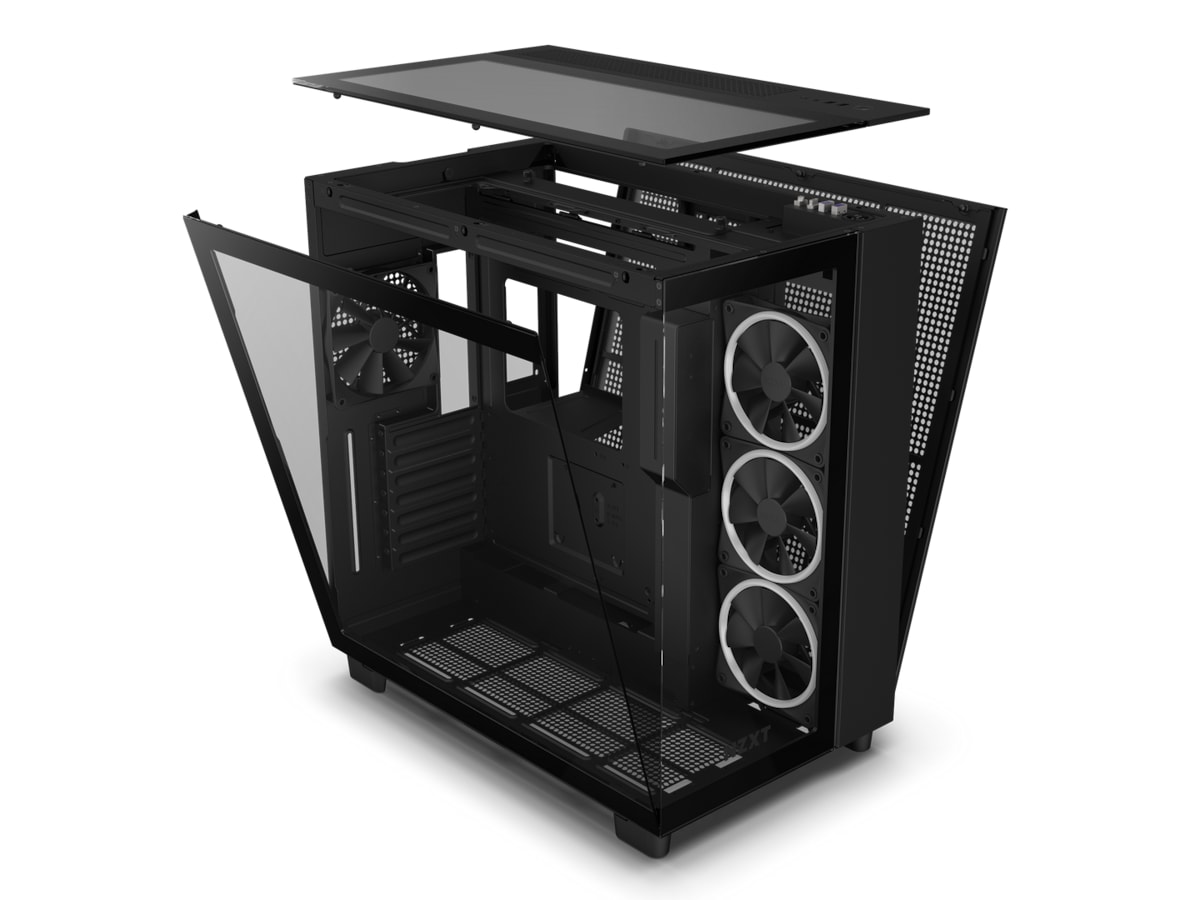 NZXT H9 Elite Dual Chamber Mid Tower (sort) Midi Tower