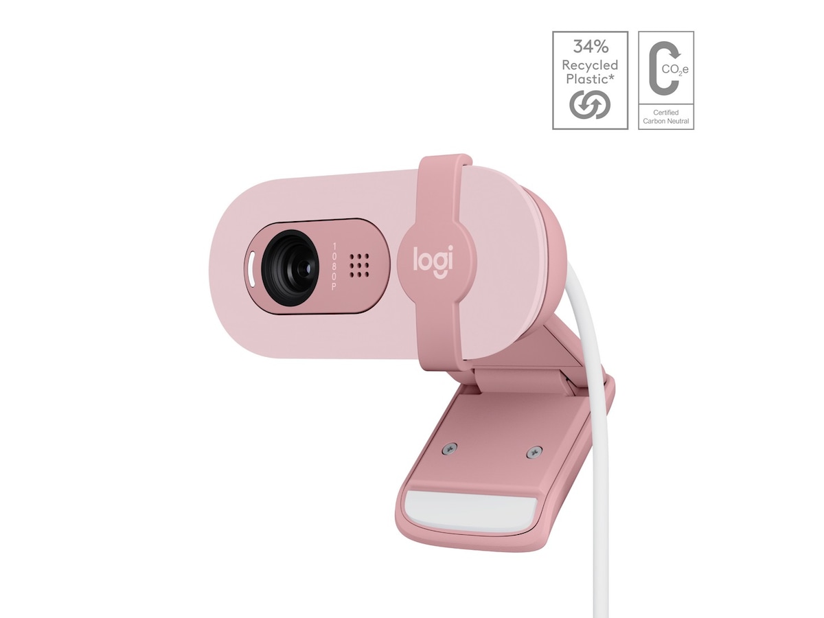 Logitech Brio 100 Full HD webkamera (rose) Webkameraer