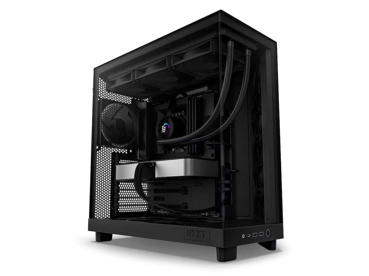 NZXT H6 Flow Case Dual Chamber Mid Tower (sort) Midi Tower