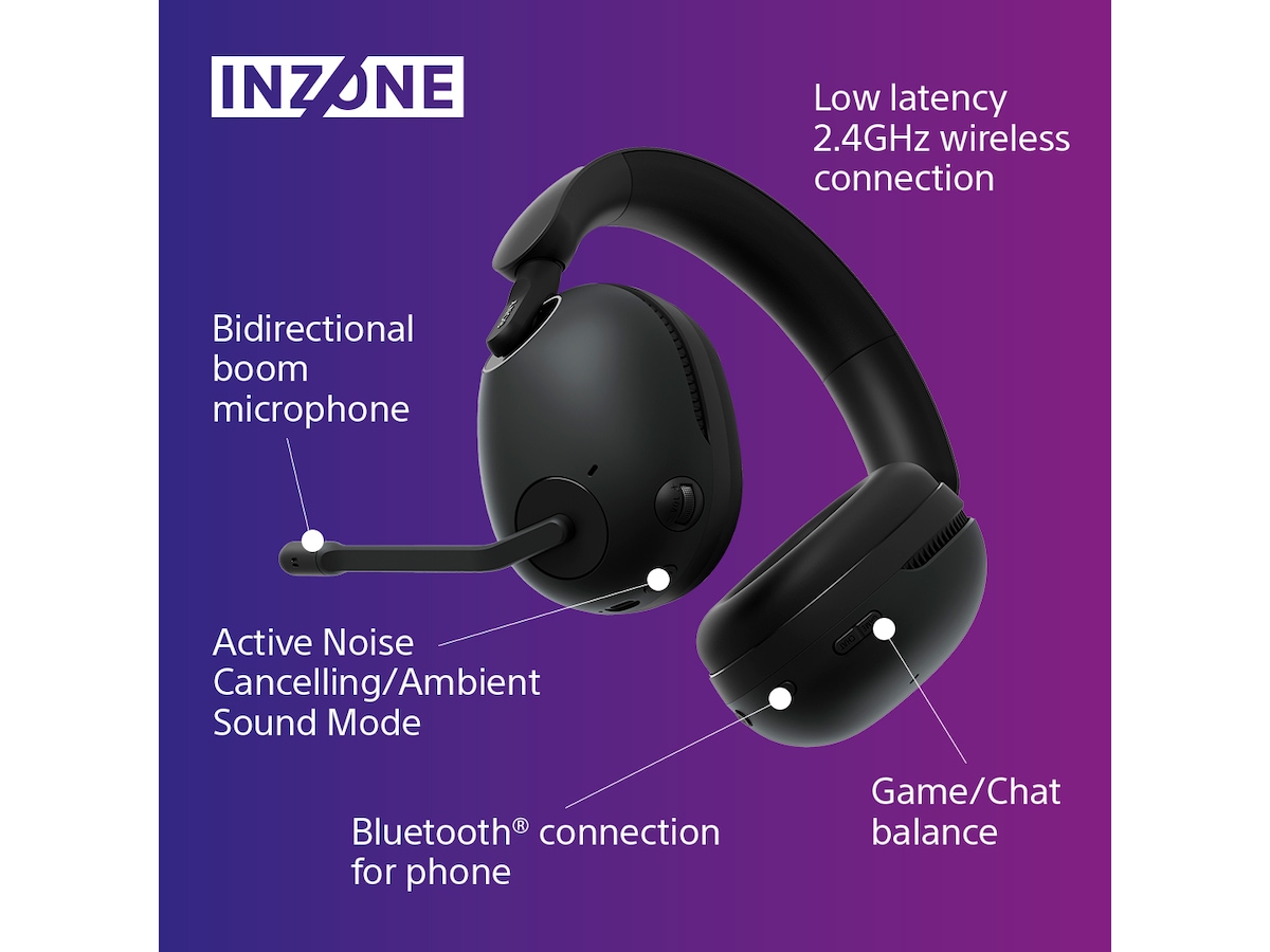 Sony INZONE H9 Trådløs Gaming Headset (sort) Gamingheadset