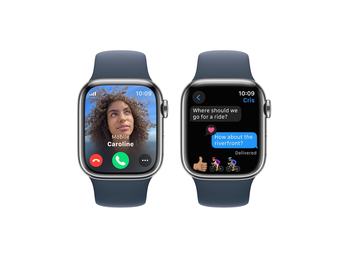 Apple Watch Series 9 GPS + LTE 41mm Rustfrit stål (sølv) Smartwatches