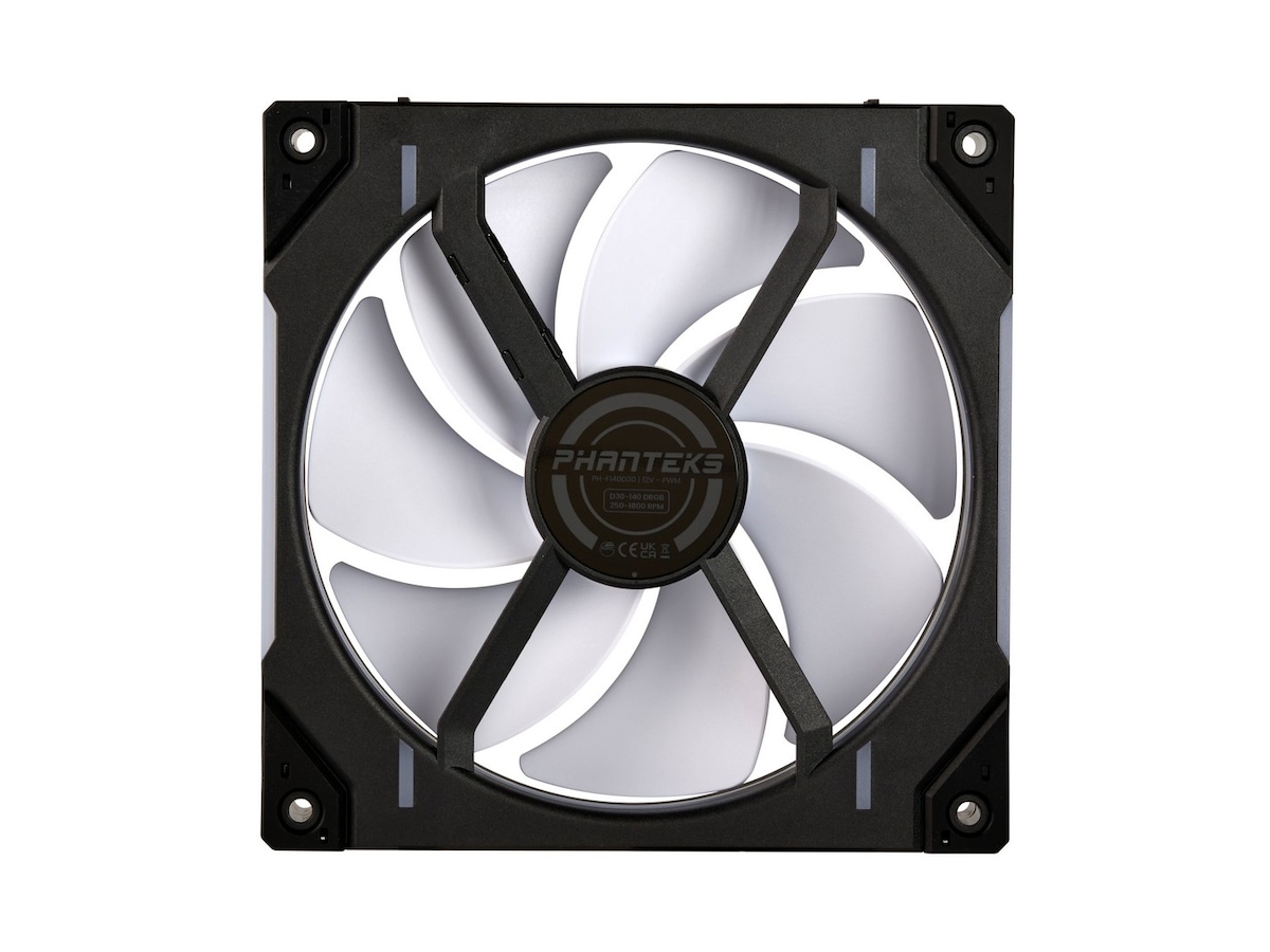 Phanteks D30 140mm PWM DRGB Regular Ventilator (sort) Blæsere