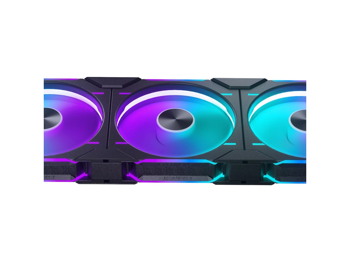 Phanteks D30 140mm PWM DRGB Regular Ventilator 3-Pack (sort) Blæsere