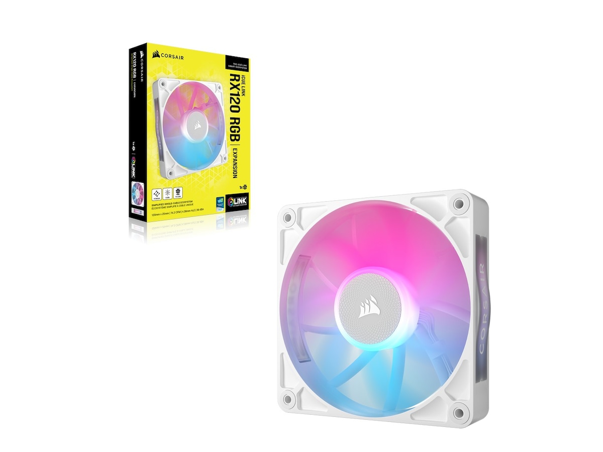 Corsair iCUE Link RX120 RGB Ventilator (hvidt) Blæsere