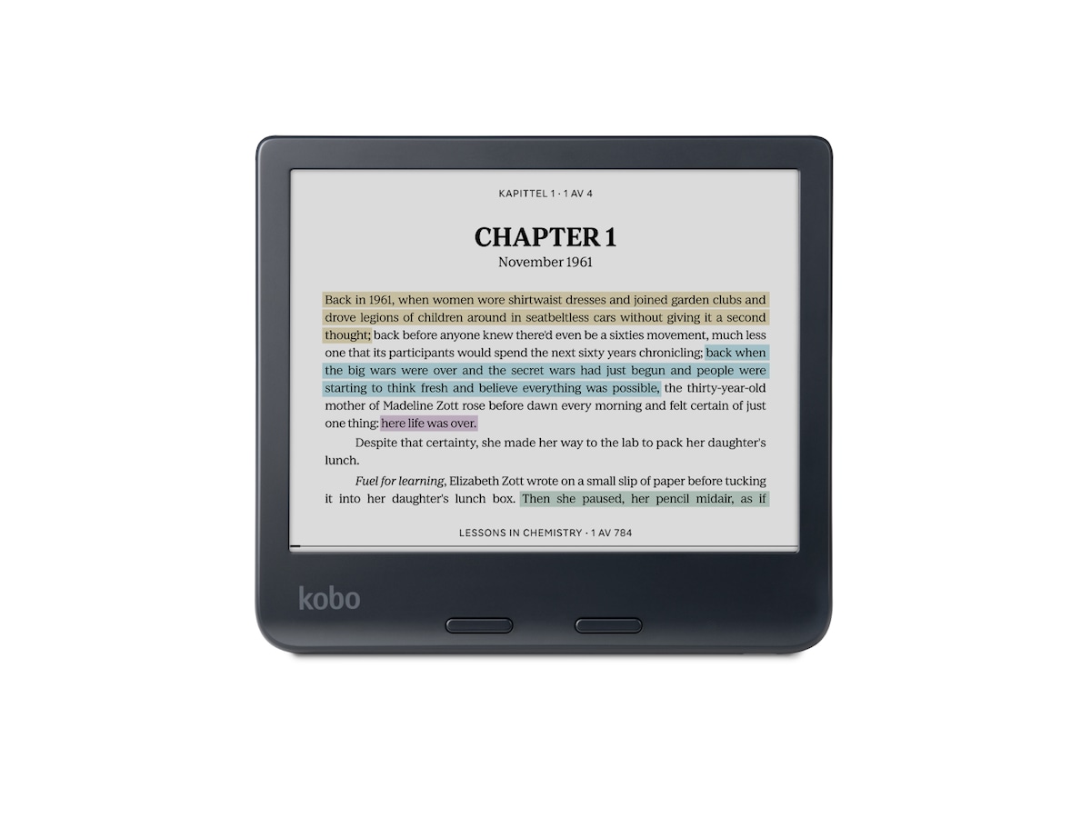 Kobo Libra Colour 7" 32GB (sort) E-bogslæsere