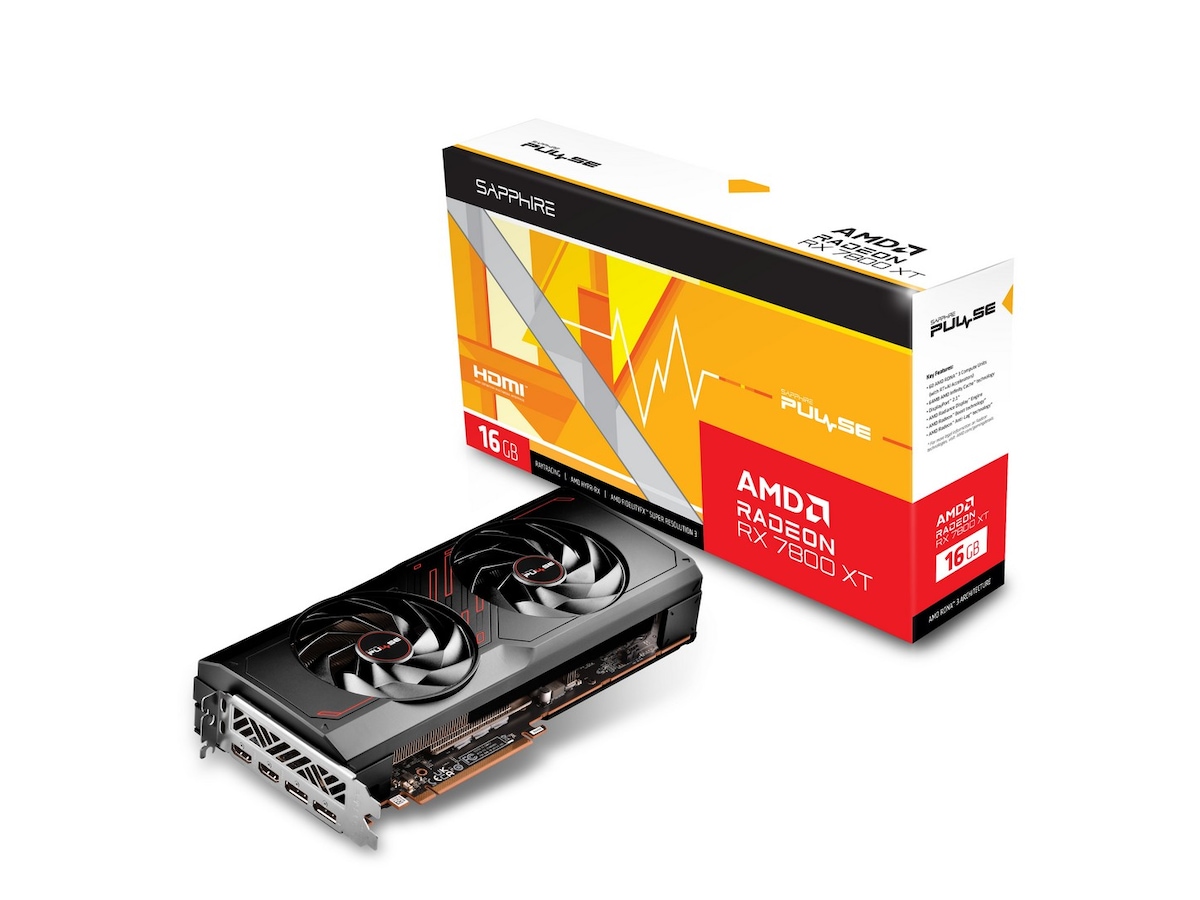 Sapphire PULSE AMD Radeon RX 7800 XT Grafikkort