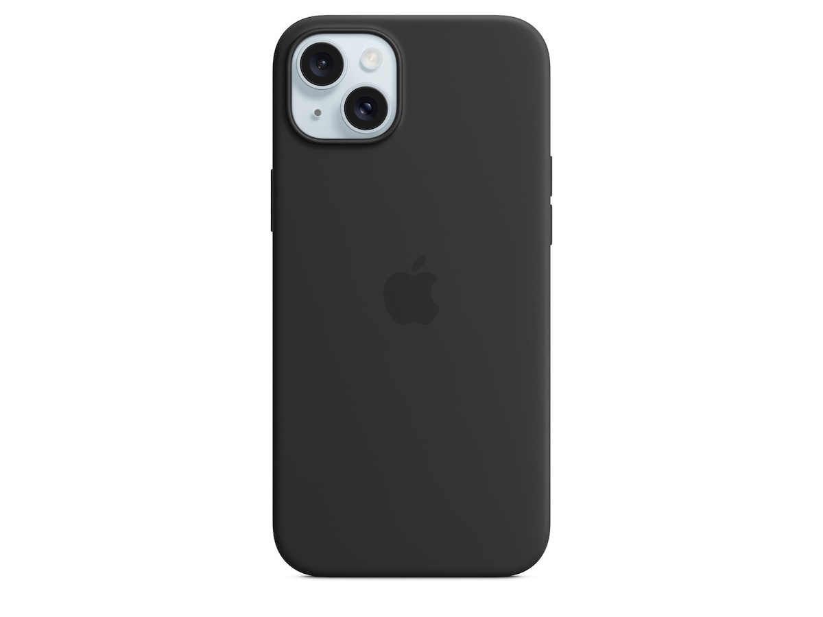 Apple iPhone 15 Plus silikonecover (sort) Mobilcover