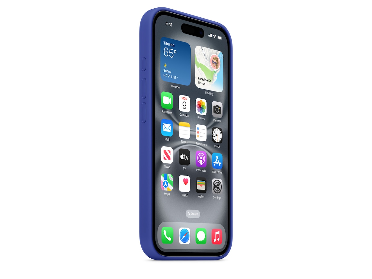 Apple iPhone 16 Silikonecover (ultramarin) Mobilcover