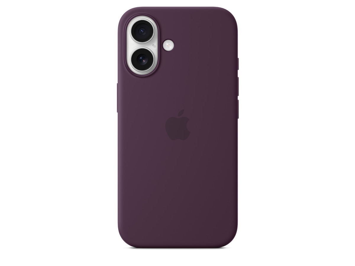 Apple iPhone 16 Silikonecover (blomme) Mobilcover