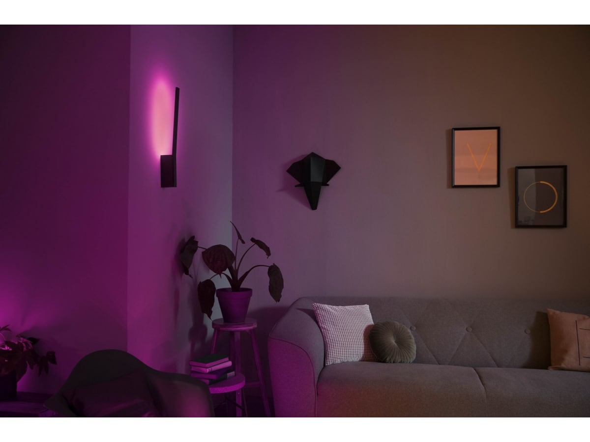 Philips Hue Liane væglampe, 12W 24V (sort) Væglampe