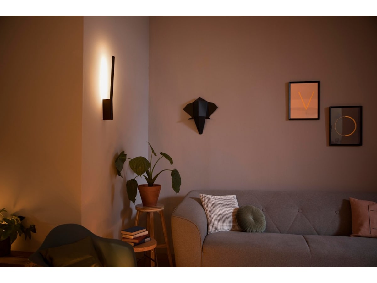 Philips Hue Liane væglampe, 12W 24V (sort) Væglampe