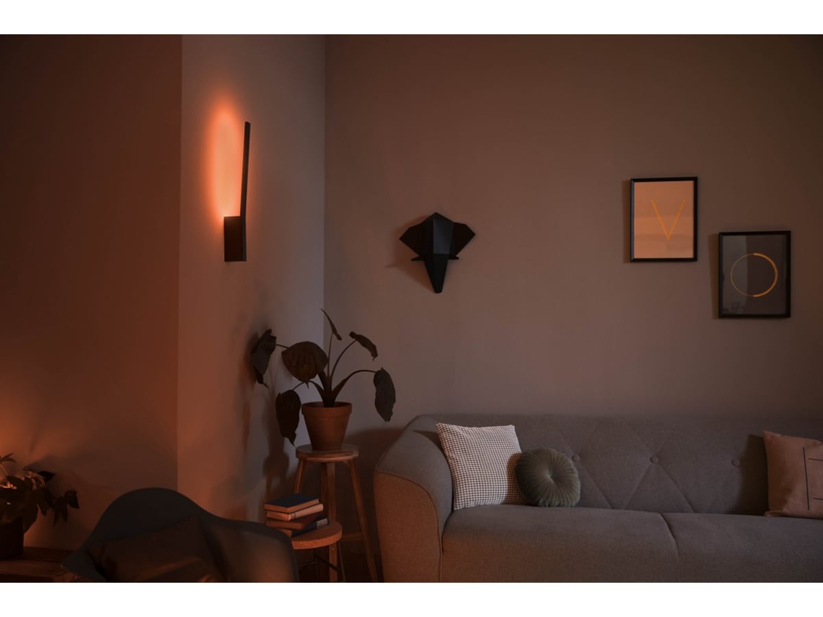 Philips Hue Liane væglampe, 12W 24V (sort) Væglampe