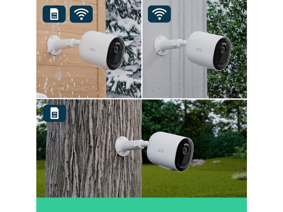 Arlo Go 2 +  Arlo solpanel Bundle (hvid) Overvågningskameraer