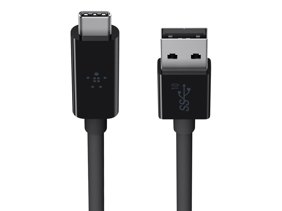 Belkin Usb A Til Usb C Kabel 1m Sort Usb Kabler Komplett Dk