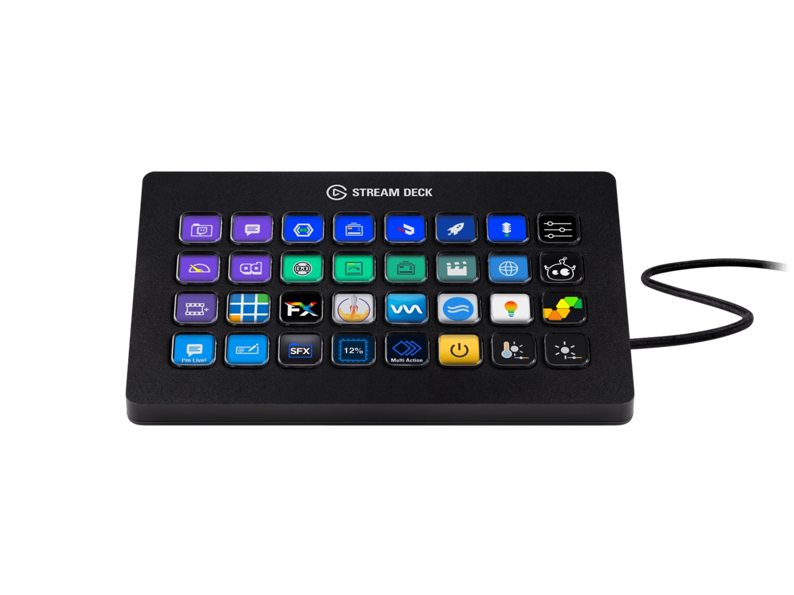 中古】Elgato Stream Deck ?カスタム可能な 15個のLCDキー付き ライブ